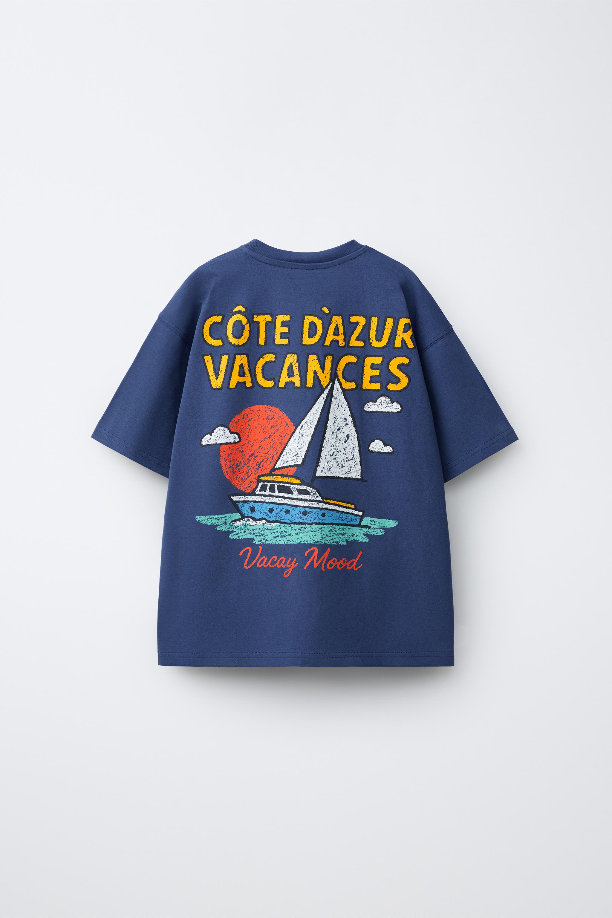 T-SHIRT À IMPRIMÉ VOILIER